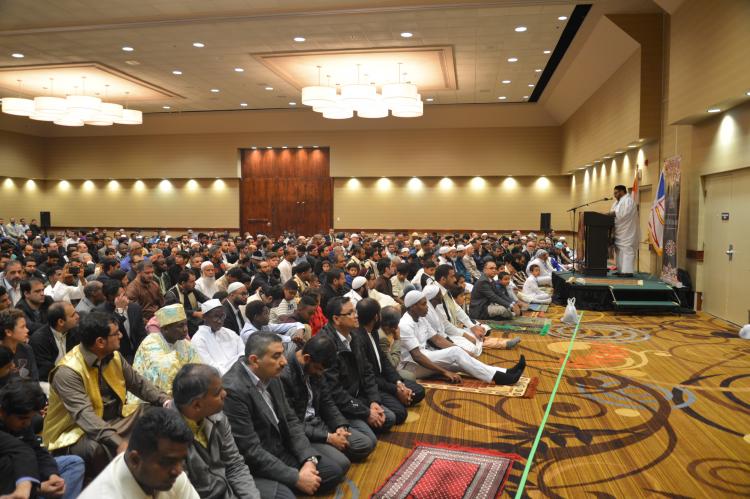 Picture of worshippers at Eid Al Adha Prayer