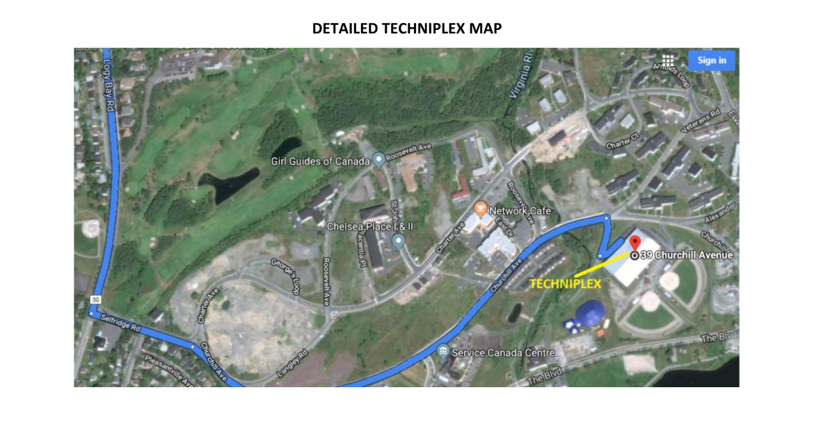 Map to Techniplex 2